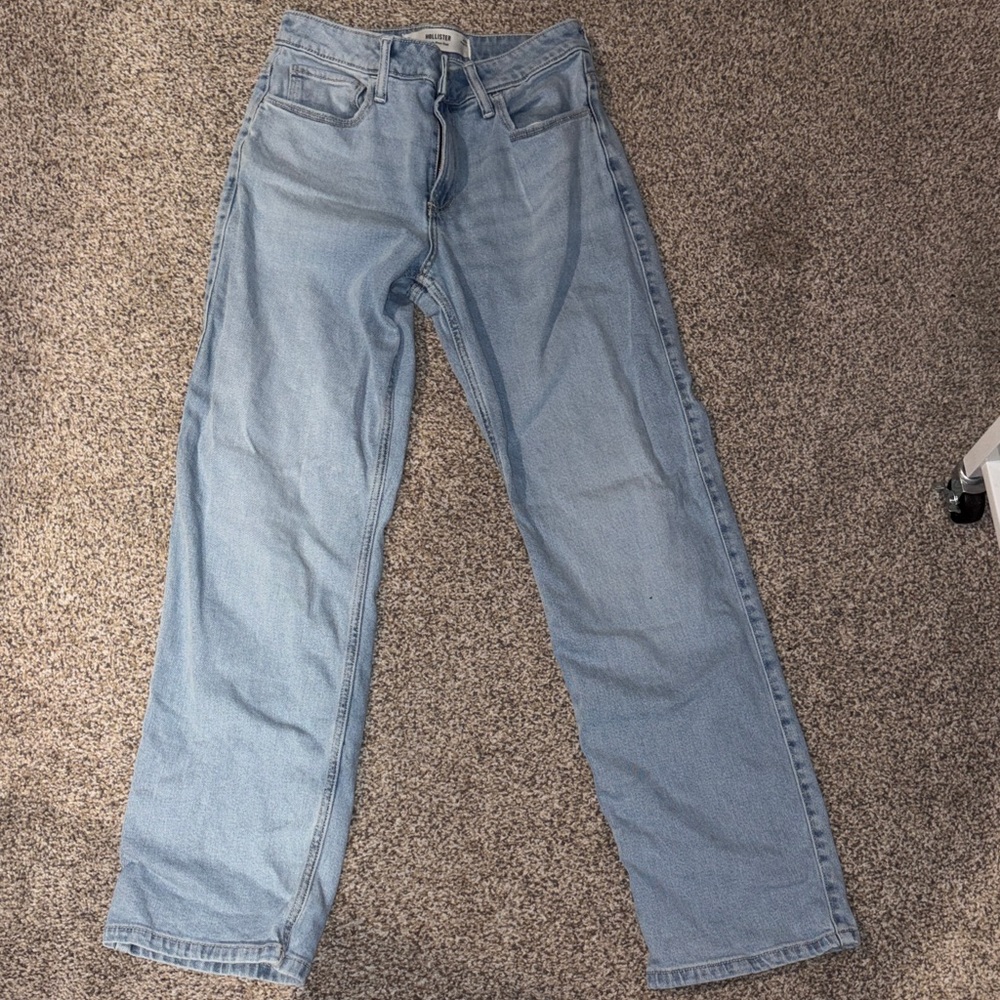 Hollister Women's High Rise Light Blue Jeans